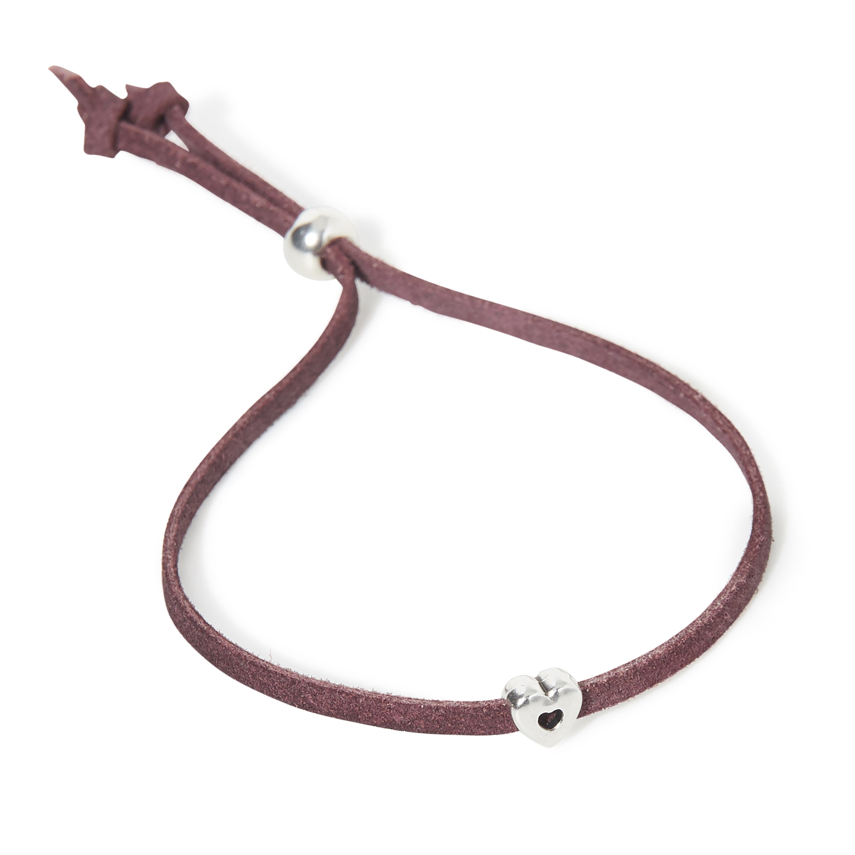 Hilliebags Leather Bracelet - Bordeaux - Birambi